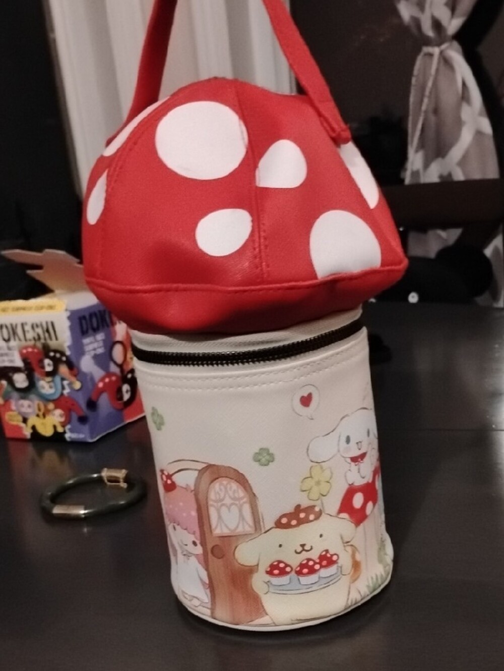 Sanrio Red and White Polka Dot Character Purse